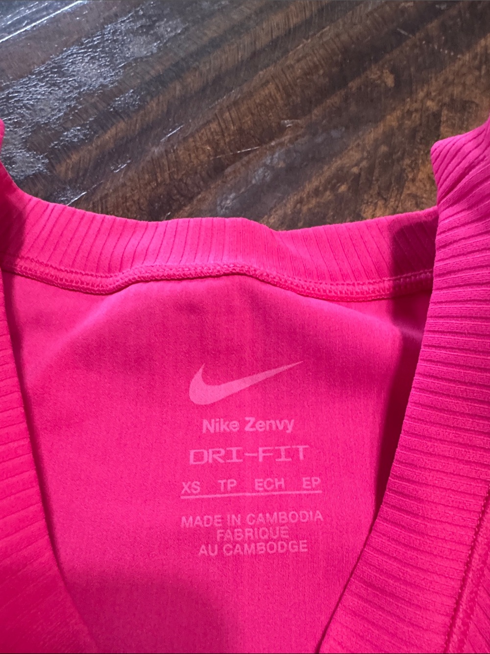 Nike Women's Ribbed Tank Top - Hot Pink - Picture 2 of 7
